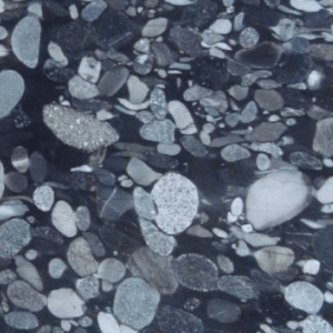 Granite Marinace Black Leather